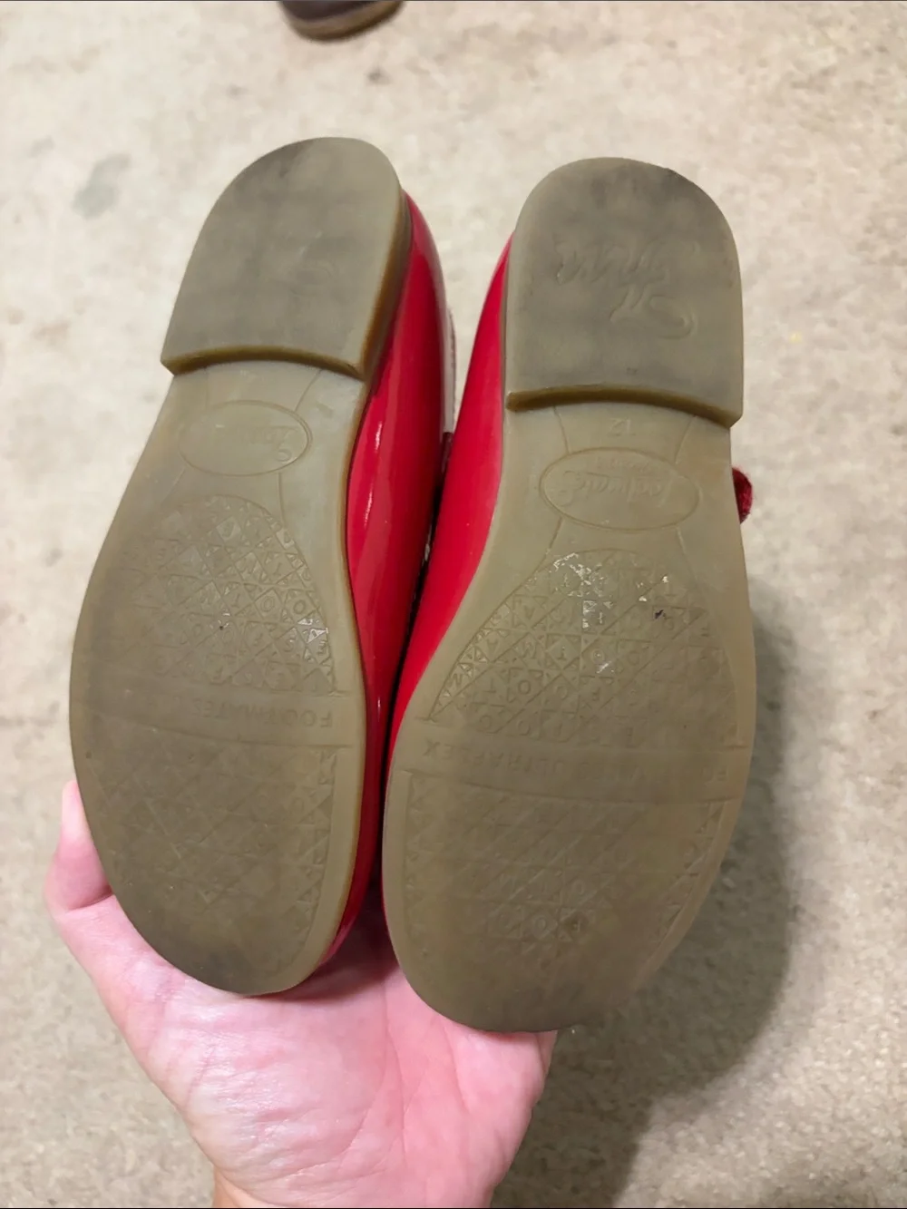 FootMates Red Patent Mary Jane Girls' Dress Shoes